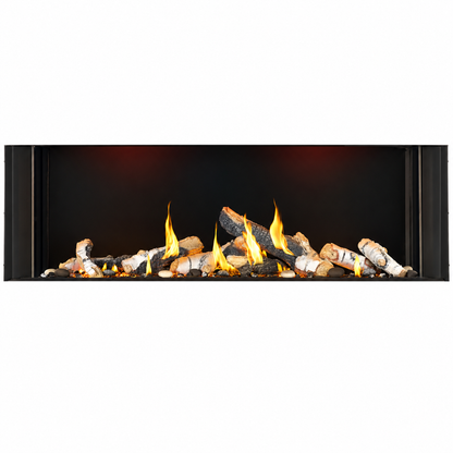 Napoleon Tall Bay Luxuria 62" Multi Sided Direct Vent Linear Gas Fireplace with Electronic Ignition
