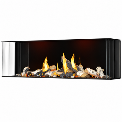 Napoleon Tall Bay Luxuria 62" Multi Sided Direct Vent Linear Gas Fireplace with Electronic Ignition