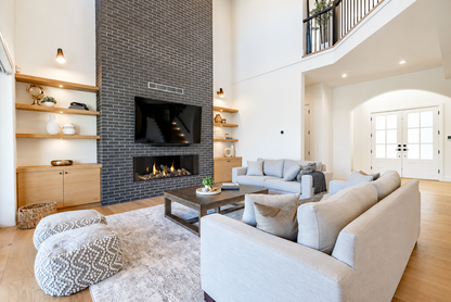 Napoleon Tall Bay Luxuria 62" Multi Sided Direct Vent Linear Gas Fireplace with Electronic Ignition