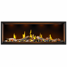 Napoleon Tall Linear Vector 74" Single Sided Direct Vent Gas Fireplace With Luminous Logs