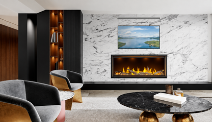Napoleon Tall Linear Vector TLV62 Single Sided 62" Direct Vent Gas Fireplace