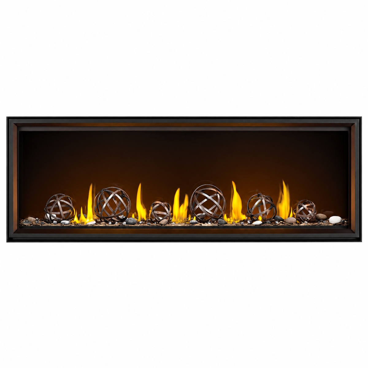 Napoleon Tall Linear Vector TLV74 Single Sided 74" Direct Vent Gas Fireplace