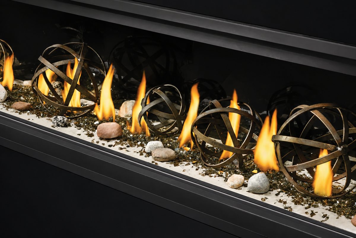 Napoleon Vector 38" See Through Direct Vent Linear Gas Fireplace with Electronic Ignition