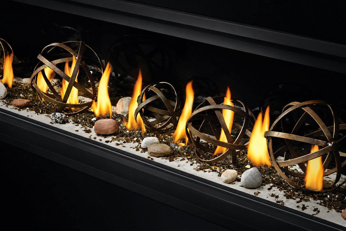 Napoleon Vector 50" See Through Direct Vent Linear Gas Fireplace with Electronic Ignition