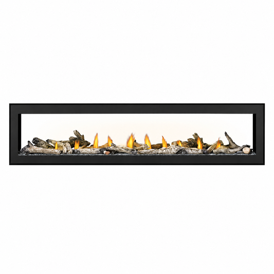 Napoleon Vector 74" See Through Direct Vent Linear Gas Fireplace with Electronic Ignition
