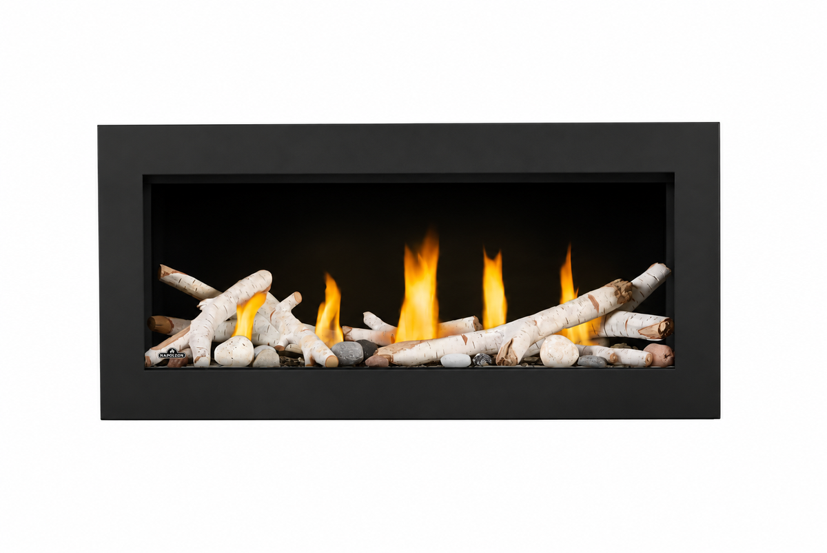 Napoleon Vector LV38 Single Sided 38" Direct Vent Linear Gas Fireplace with Electronic Ignition