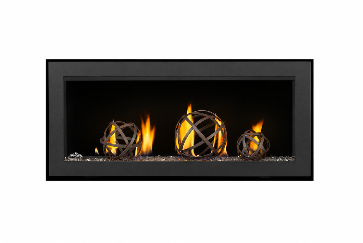 Napoleon Vector LV38 Single Sided 38" Direct Vent Linear Gas Fireplace with Electronic Ignition