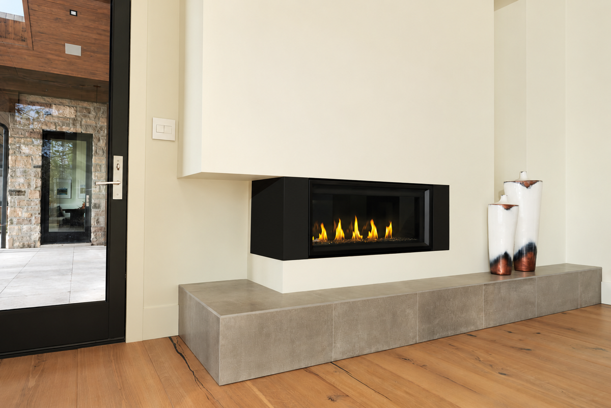 Napoleon Vector LV38 Single Sided 38" Direct Vent Linear Gas Fireplace with Electronic Ignition