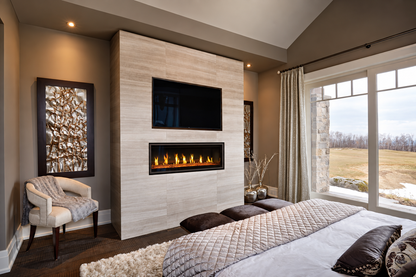 Napoleon Vector LV50 Single Sided 50" Direct Vent Linear Gas Fireplace with Electronic Ignition
