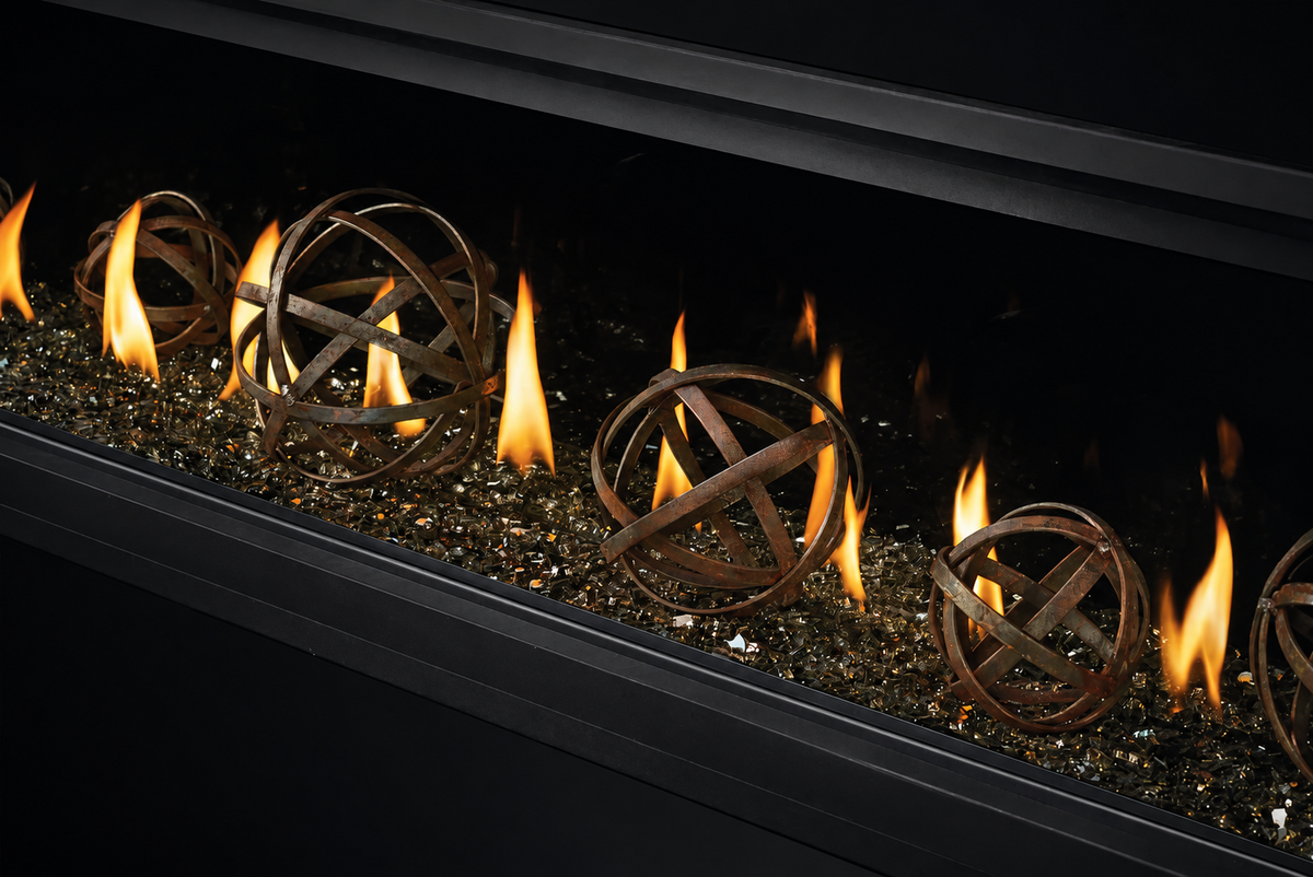 Napoleon Vector LV50 Single Sided 50" Direct Vent Linear Gas Fireplace with Electronic Ignition