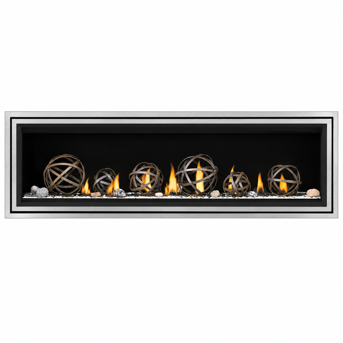 Napoleon Vector LV62 Single Sided 62" Direct Vent Linear Gas Fireplace with Electronic Ignition