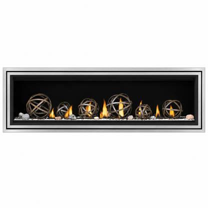 Napoleon Vector LV62 Single Sided 62" Direct Vent Linear Gas Fireplace with Electronic Ignition