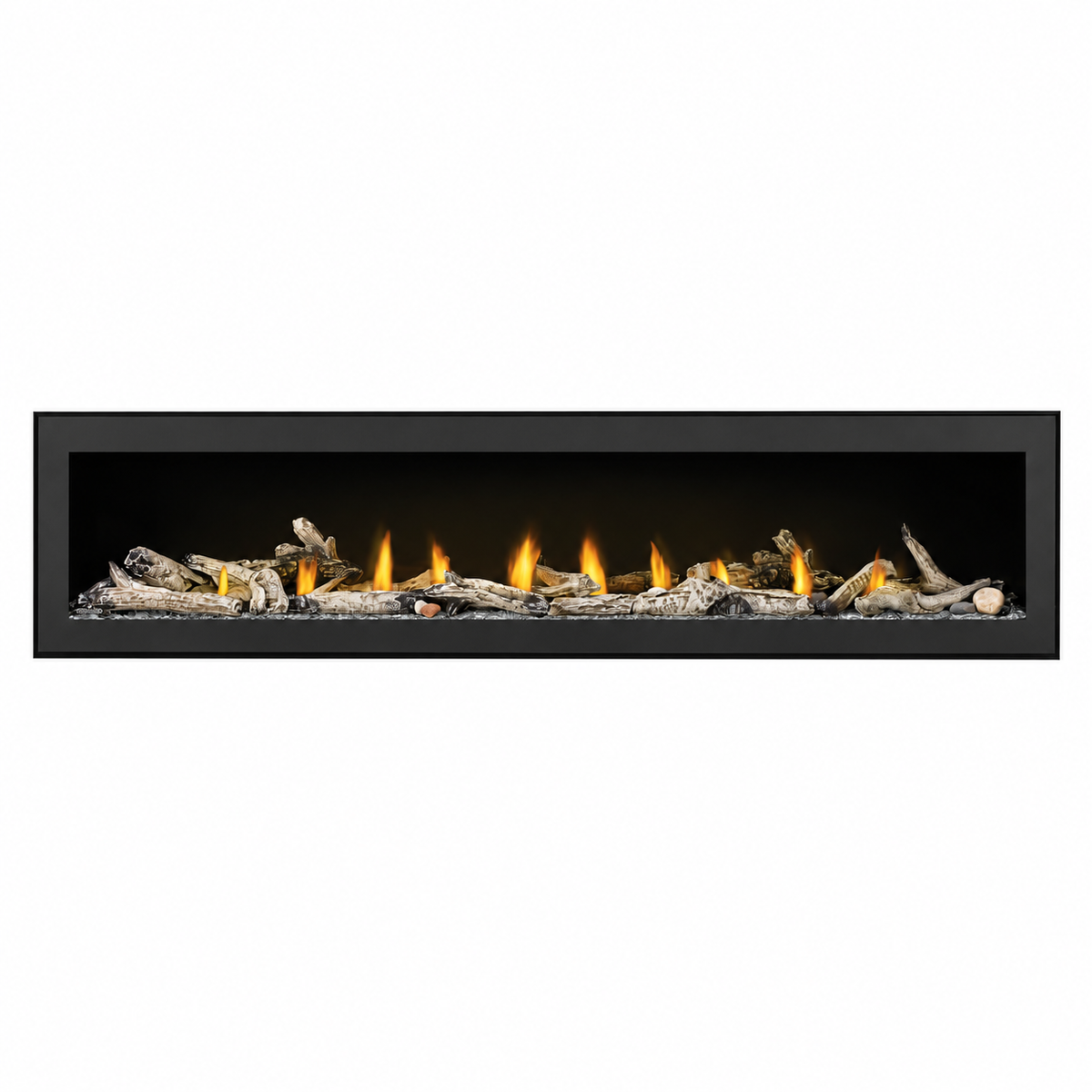 Napoleon Vector LV74 Single Sided 74" Direct Vent Linear Gas Fireplace with Electronic Ignition