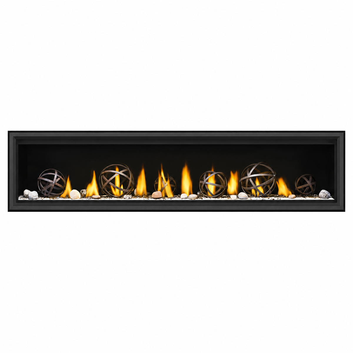 Napoleon Vector LV74 Single Sided 74" Direct Vent Linear Gas Fireplace with Electronic Ignition