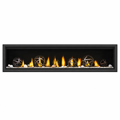 Napoleon Vector LV74 Single Sided 74" Direct Vent Linear Gas Fireplace with Electronic Ignition