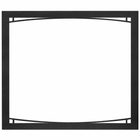 Napoleon ZEX36CH Charcoal Zen Design Decorative Front for 36" Elevation Direct Vent Fireplace