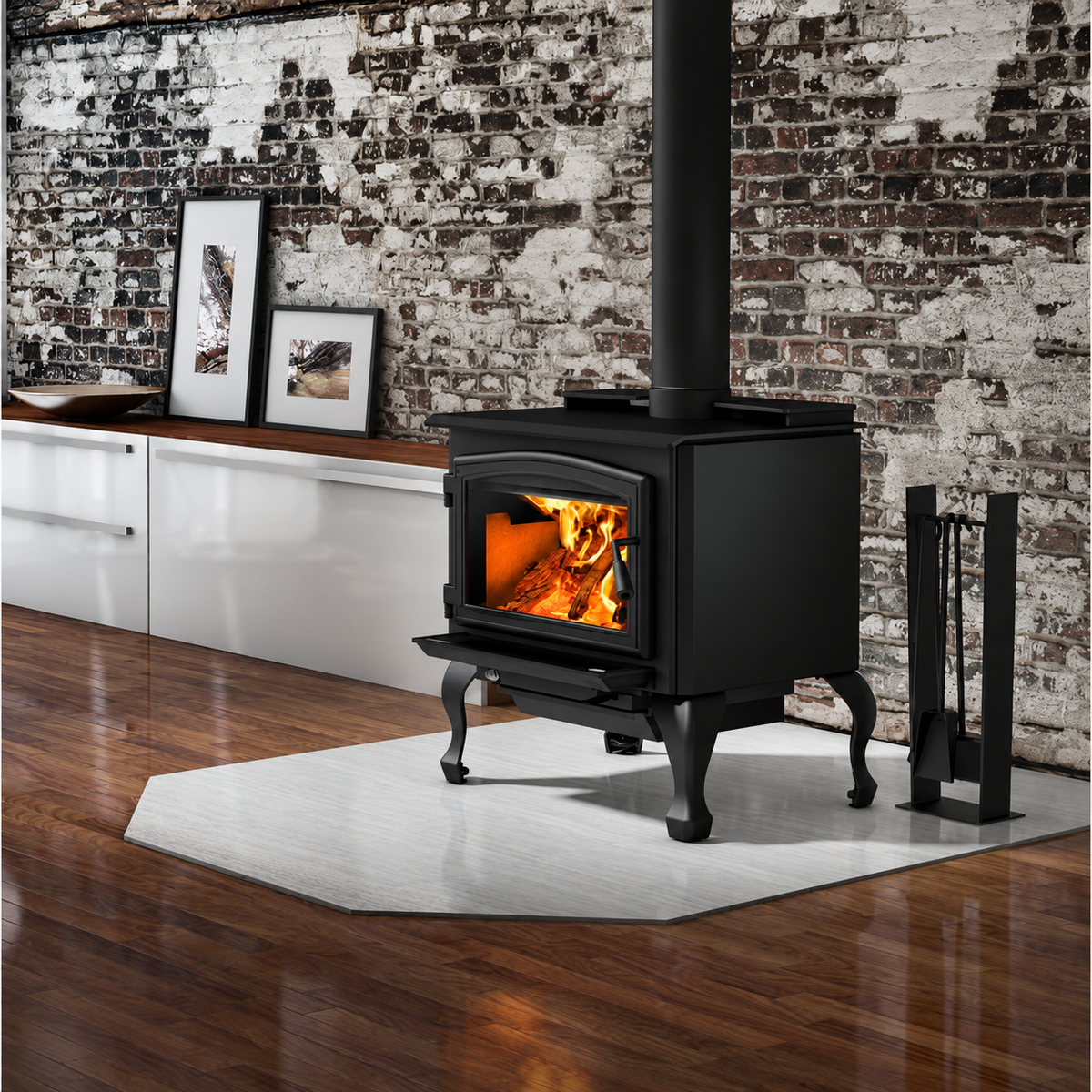 Osburn 2000 EPA Certified Freestanding Large Wood Stove with Blower