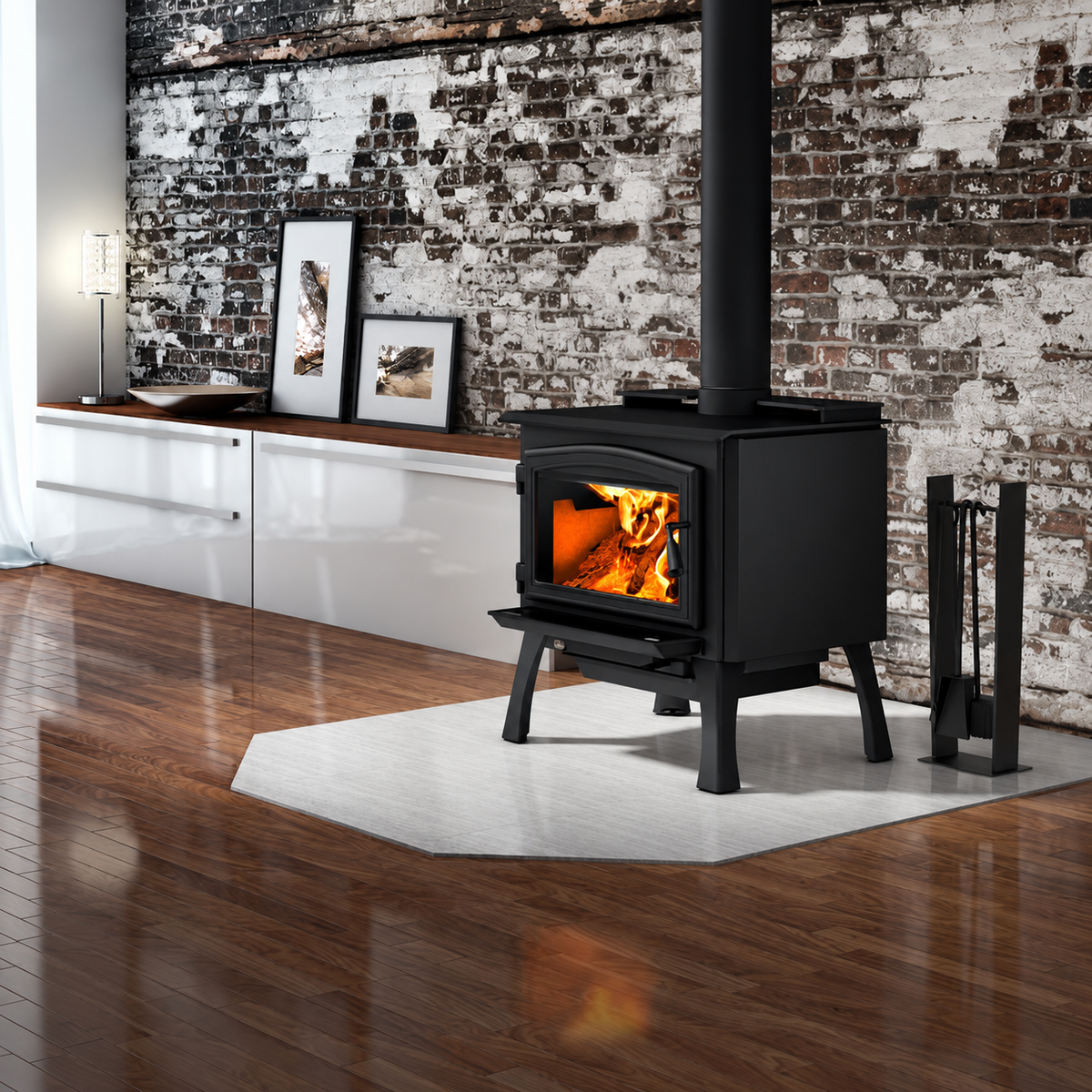 Osburn 2000 EPA Certified Freestanding Large Wood Stove with Blower