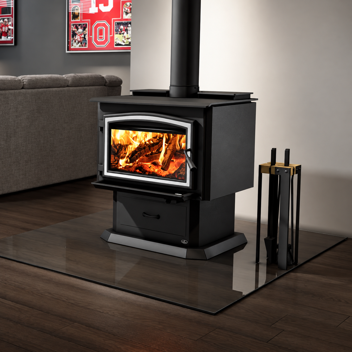 Osburn 3500 EPA Certified Freestanding Extra Large Wood Stove with Blower