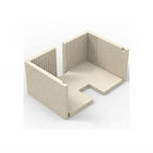 Osburn AC01236 Moulded Refractory Panel Kit for Steel or Soapstone Base