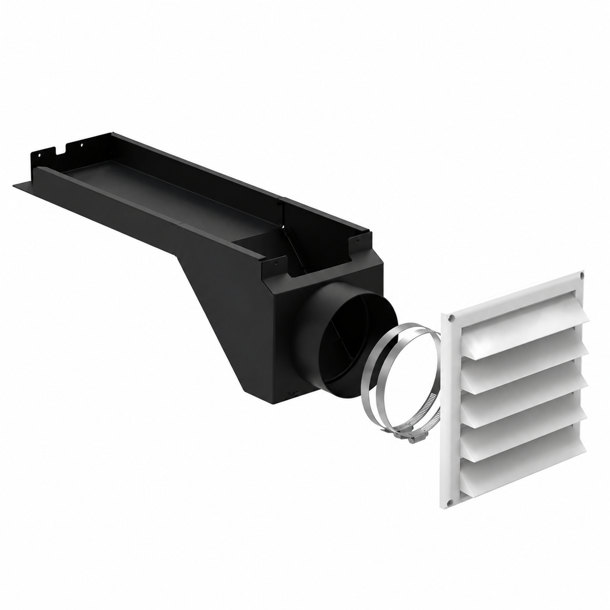 Osburn Fresh Air AC01421 Intake Kit for Wood Stove on Legs