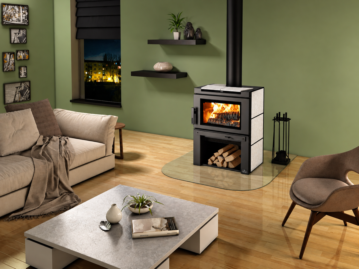Osburn Matrix OB02032 EPA Certified Freestanding Large Wood Burning Stove