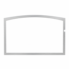 Osburn OA10612 Brushed Nickel Steel Door Overlay for Stratford II Wood Fireplace