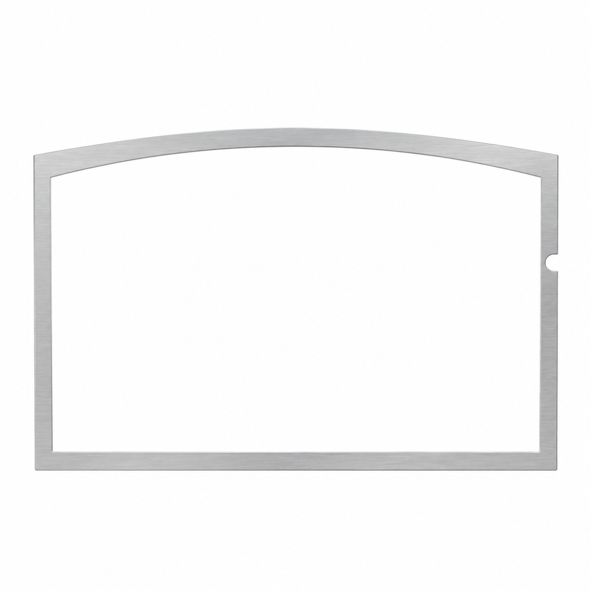Osburn OA10612 Brushed Nickel Steel Door Overlay for Stratford II Wood Fireplace