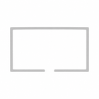 Osburn OA10622 Brushed Nickel Door Overlay for Everest II Wood Fireplace