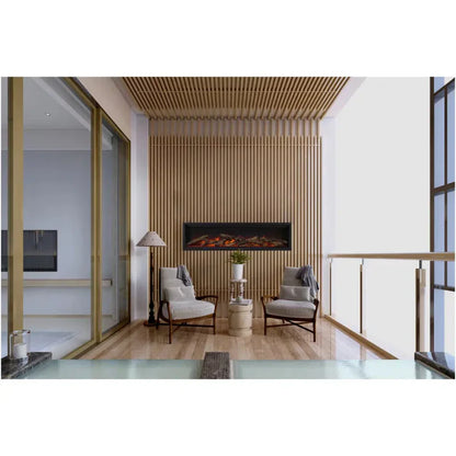 Amantii Symmetry Lumina Indoor Outdoor Smart 42" Electric Fireplace