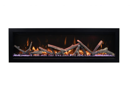 Amantii Symmetry Lumina Indoor Outdoor 50" Electric Fireplace