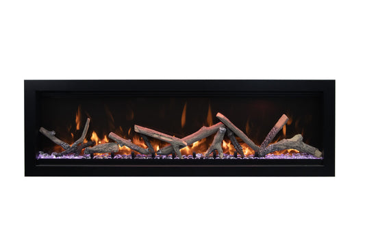 Amantii Symmetry Lumina Indoor Outdoor 50" Electric Fireplace