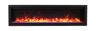 Amantii Symmetry Lumina Indoor Outdoor 50" Electric Fireplace