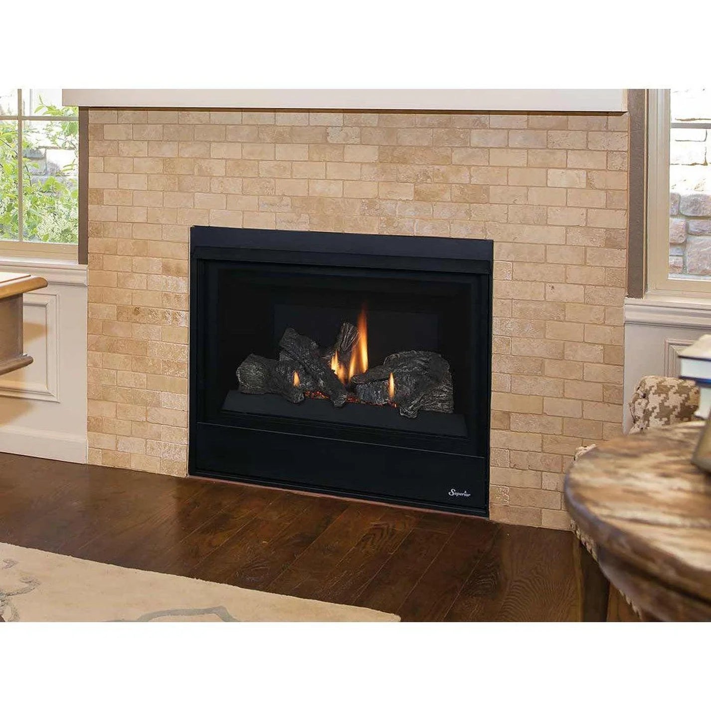 Superior 33" Traditional Direct Vent Gas Fireplace With Electronic Ignition DRT2033