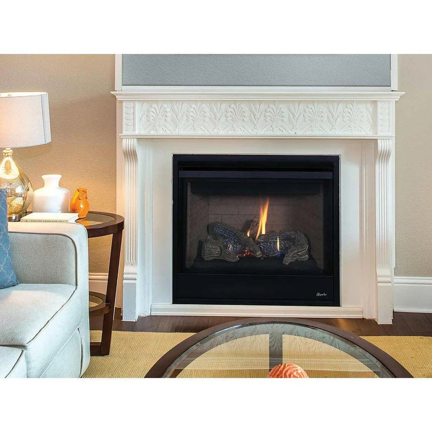 Superior DRT2040 Traditional Top/Rear Direct Vent Gas Fireplace