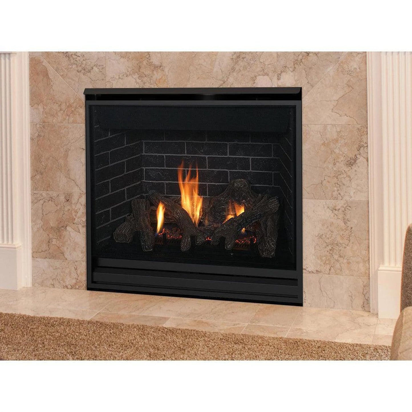 Superior DRT3035 35" Traditional Top/Rear Direct Vent Gas Fireplace