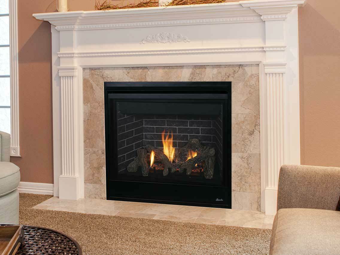 Superior DRT3045 45" Traditional Top/Rear Direct Vent Gas Fireplace