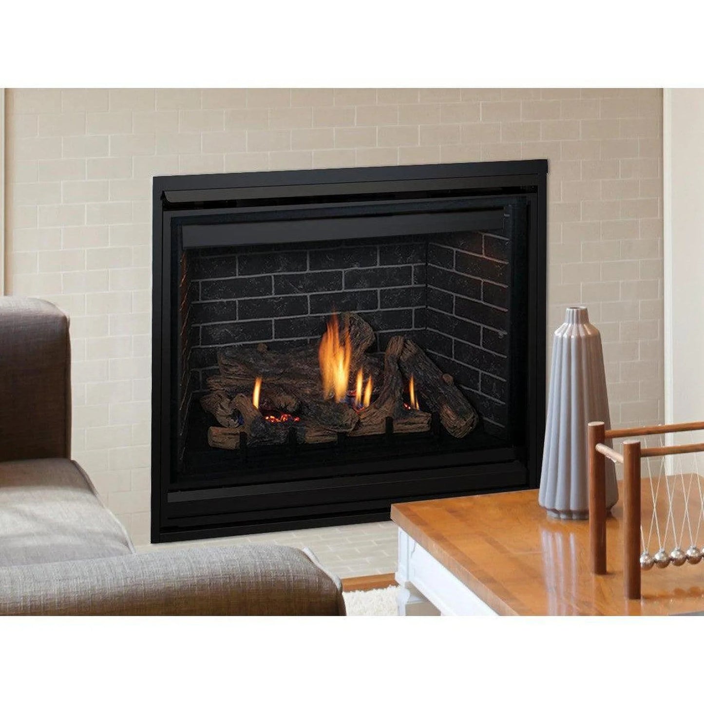 Superior DRT3535 35" Traditional Top/Rear Direct Vent Gas Fireplace With Electronic Ignition