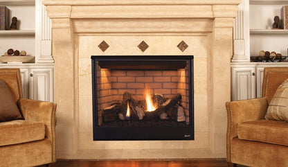 Superior DRT3535 35" Traditional Top/Rear Direct Vent Gas Fireplace With Electronic Ignition