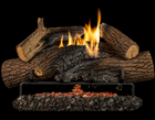 Superior LTF18RS 18" Triple-Flame Concrete Rugged Stack Vent Free Logs