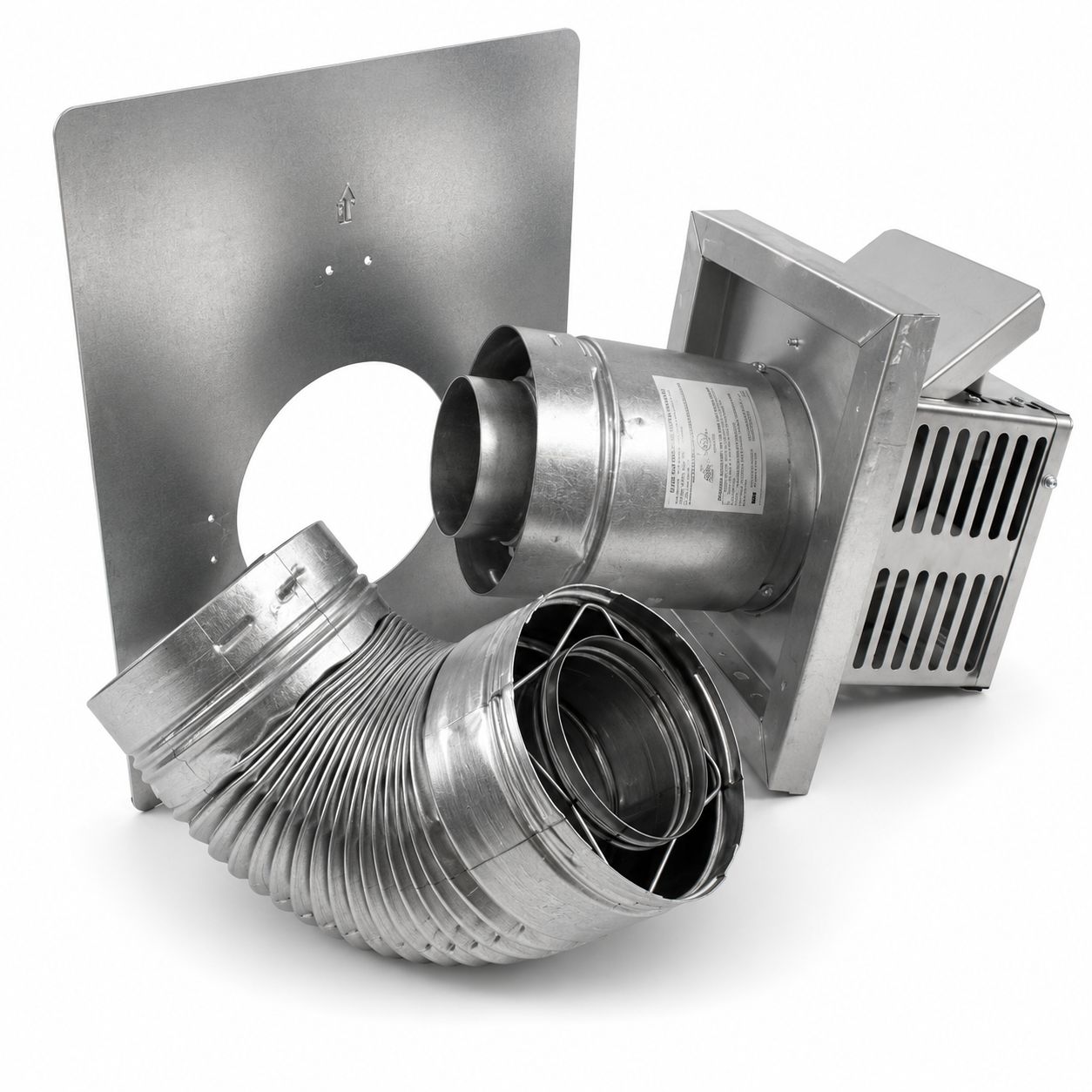 Superior SV4.5TK90SS Small Square Horizontal Termination Kit With 90 Degree Elbow