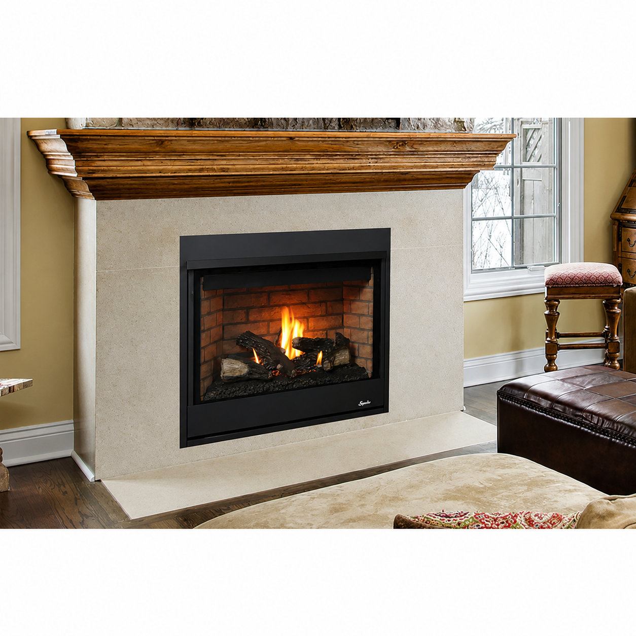 Superior 33" Traditional Direct Vent Gas Fireplace With Electronic Ignition DRT2033