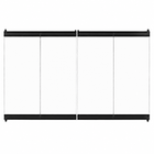 Superior 43LBF 43" Black Bi-Fold Glass Door