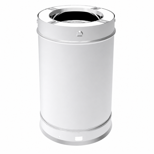 Superior 6SPS12-2 12" 2-Pack Stainless Steel Chimney Pipe