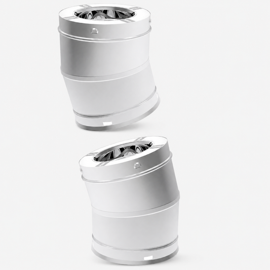 Superior 7SPE30-2 30 Degree 2-Pack Stainless Steel Elbow