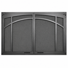Superior ASD4228-TI Decorative Arched Twin Pane Screen Door