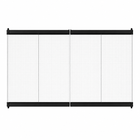 Superior BD42 42" Black Standard Bi-Fold Glass Door