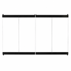 Superior BDB36 36" Black Standard Bi-Fold Glass Door