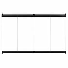 Superior BDB42 42" Black Standard Bi-Fold Glass Door