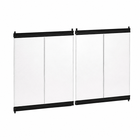 Superior BDMO50E Mosaic Masonry 50" Ebony Bi-Fold Glass Door